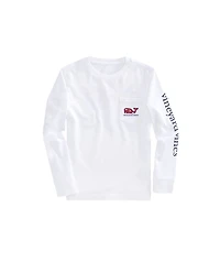 OUTLET Kids' Holiday Whales Whale Long-Sleeve Pocket Tee