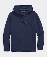 Grid Fleece Textured Hoodie