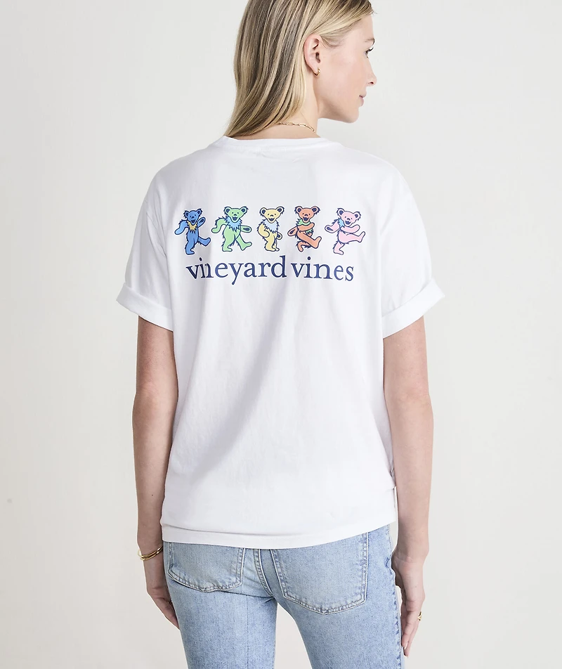 Grateful Dead x vineyard vines Dancing Bears Short-Sleeve Pocket Tee