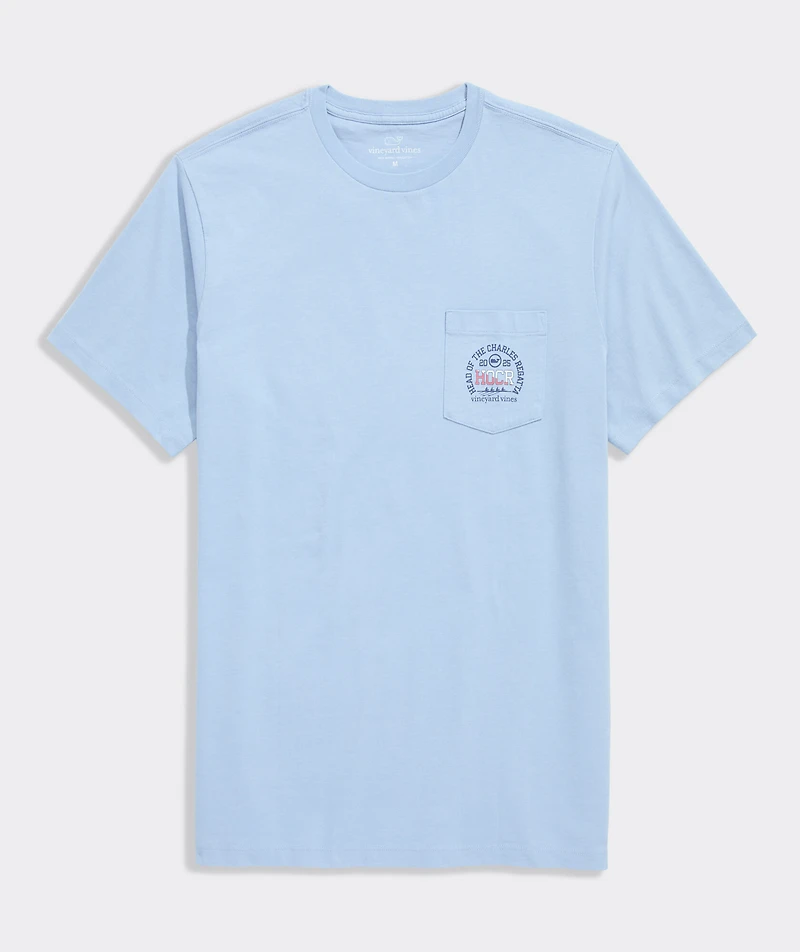 Head Of The Charles® Rower Stack Short-Sleeve Pocket Tee