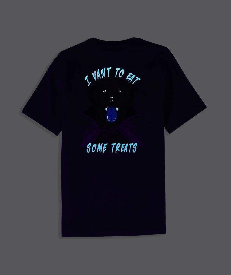Boys' Glow-In-The-Dark I Vant Treats Dog Short-Sleeve Pocket Tee