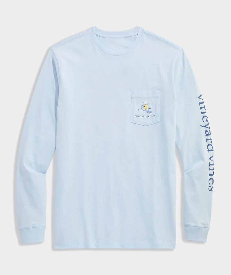Brew Ski Time Long-Sleeve Pocket Tee