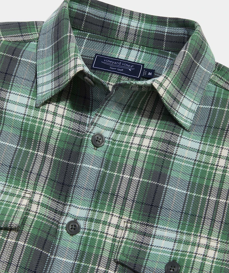 Wickham Plaid Twill Utility Shirt