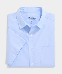 Breakwater Solid Performance Cotton Short-Sleeve Shirt