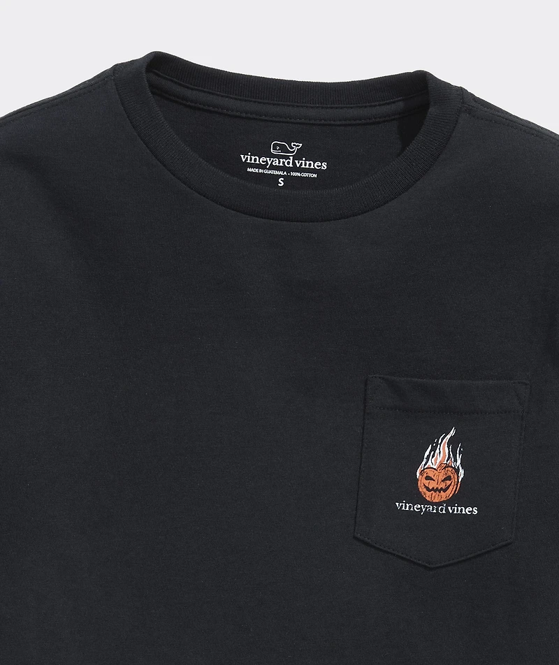 Boys' Headless Horseman Whale Long-Sleeve Pocket Tee