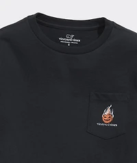 Boys' Headless Horseman Whale Long-Sleeve Pocket Tee