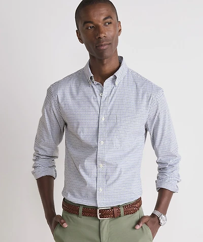 Wauwinet Tattersall Performance Cotton Shirt