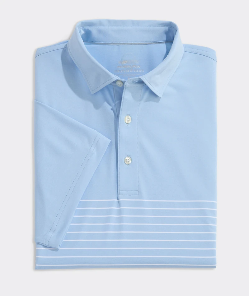 Breton Stripe Palmero Performance Polo