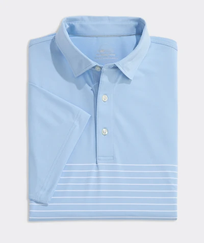 Breton Stripe Palmero Performance Polo
