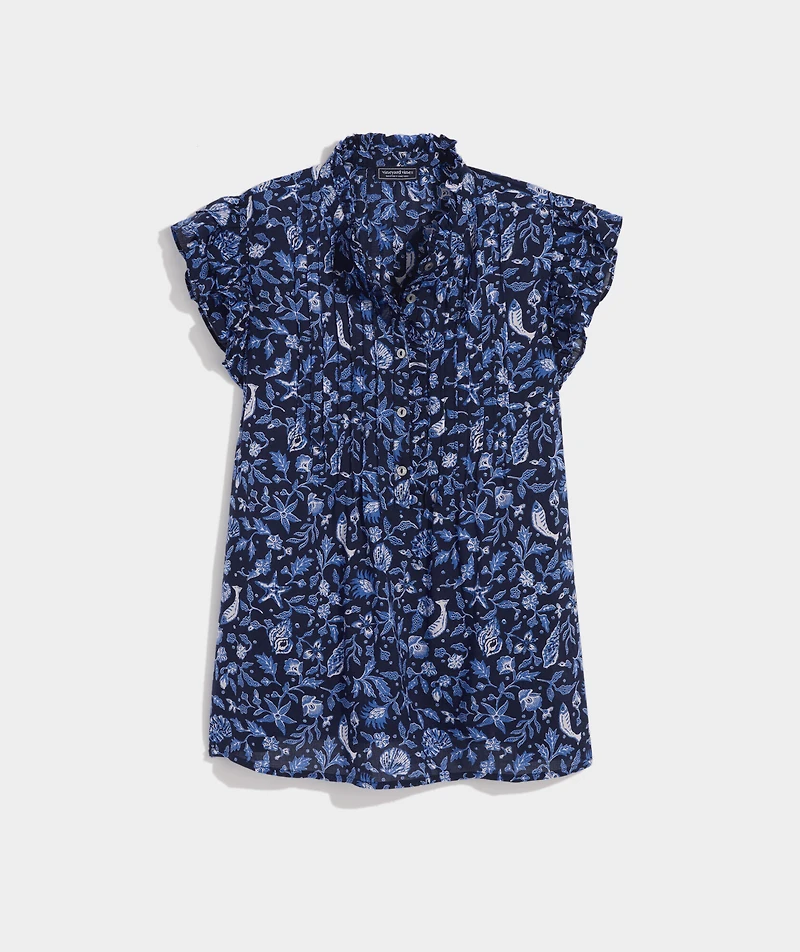Adare Pintuck Top