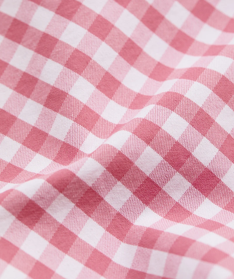 Skysail Gingham Performance Cotton Shirt
