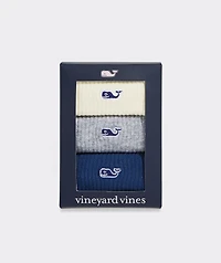 Classic Whale Athletic 3-Pack Socks