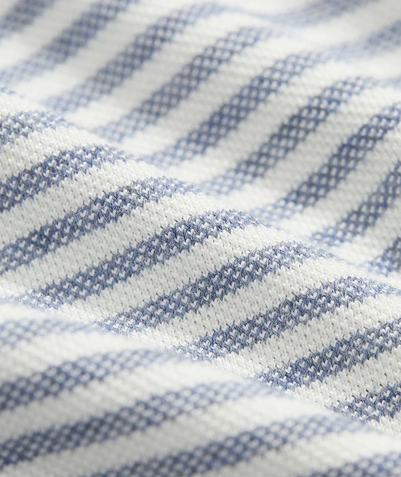 Boys' Striped Edgartown Pique Polo