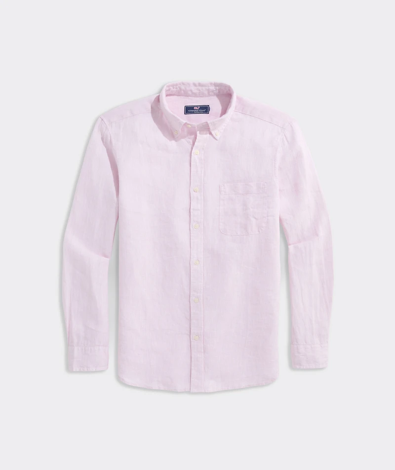 Surfside Solid Linen Shirt