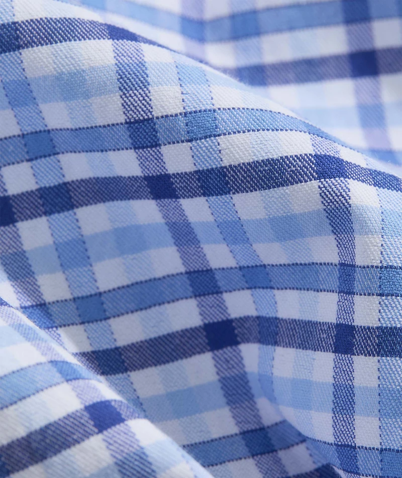 Boys' Kingston Tattersall Performance Cotton Shirt