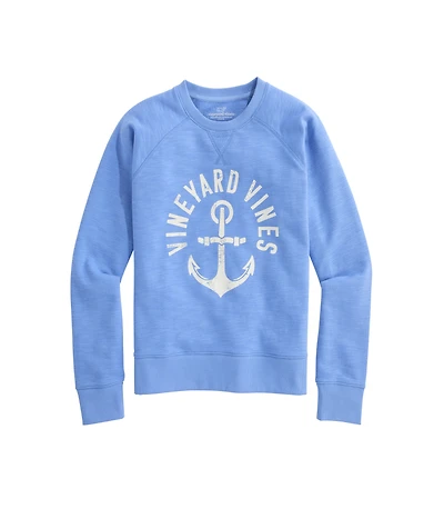 OUTLET Women's Nautical Terry Crewneck
