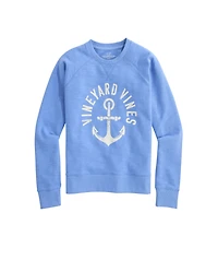 OUTLET Women's Nautical Terry Crewneck