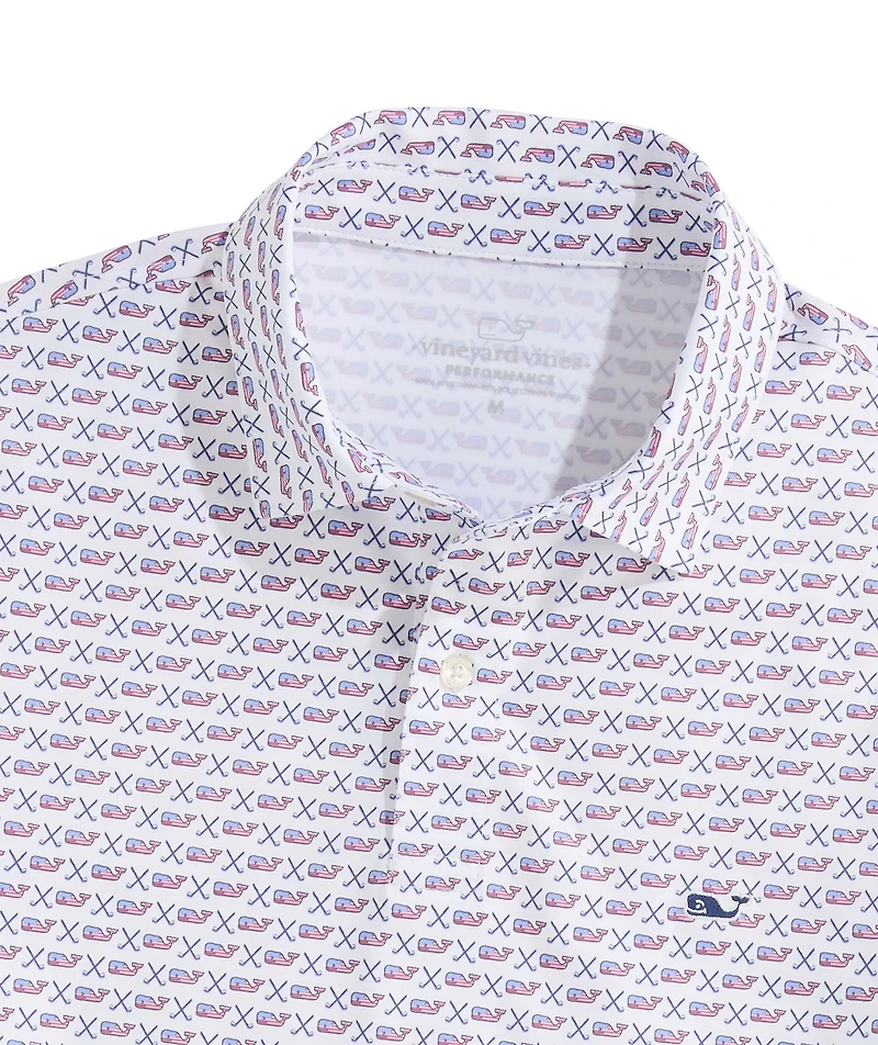 OUTLET Flag Whale Golf Performance Polo