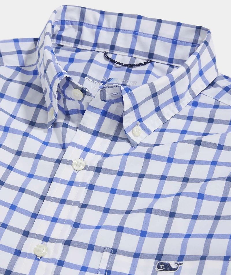 On-The-Go Nylon Check Shirt