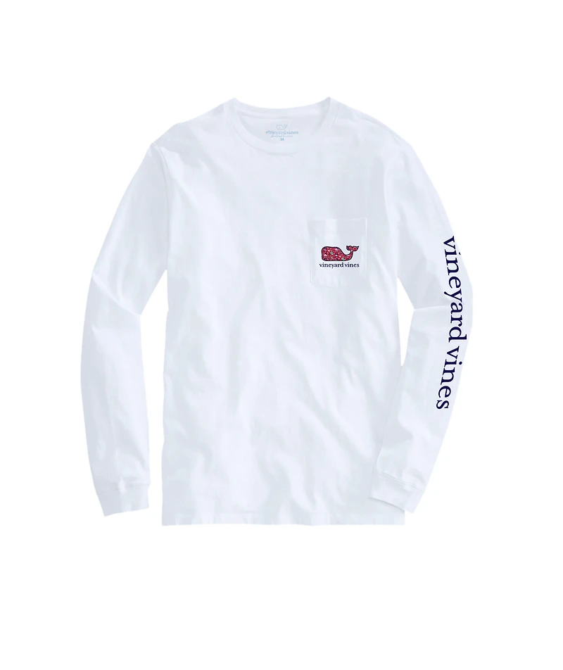 OUTLET Holiday Whales Whale Long-Sleeve Pocket Tee