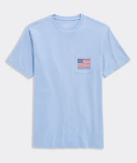 Drift Dye Beer Pong Flag Short-Sleeve Pocket Tee