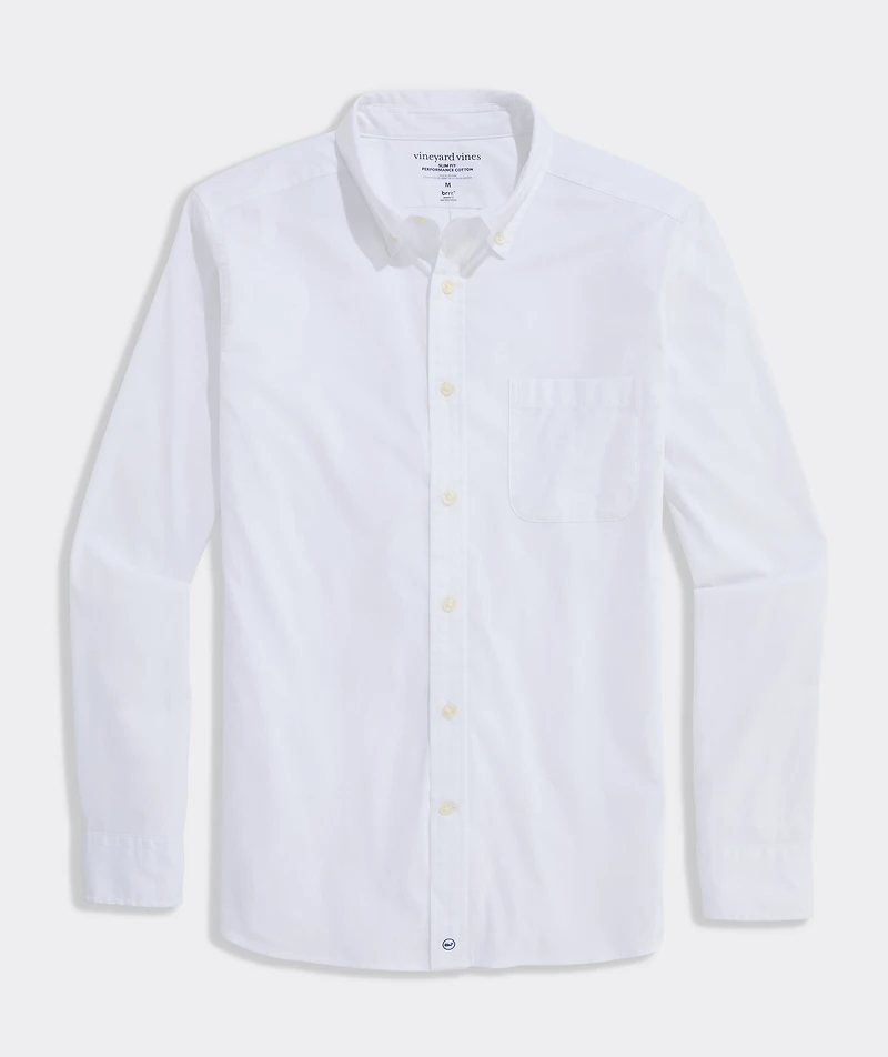 Breakwater Solid Performance Cotton Slim Fit Shirt