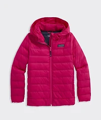 Girls' Packable Hooded Puffer Jacket