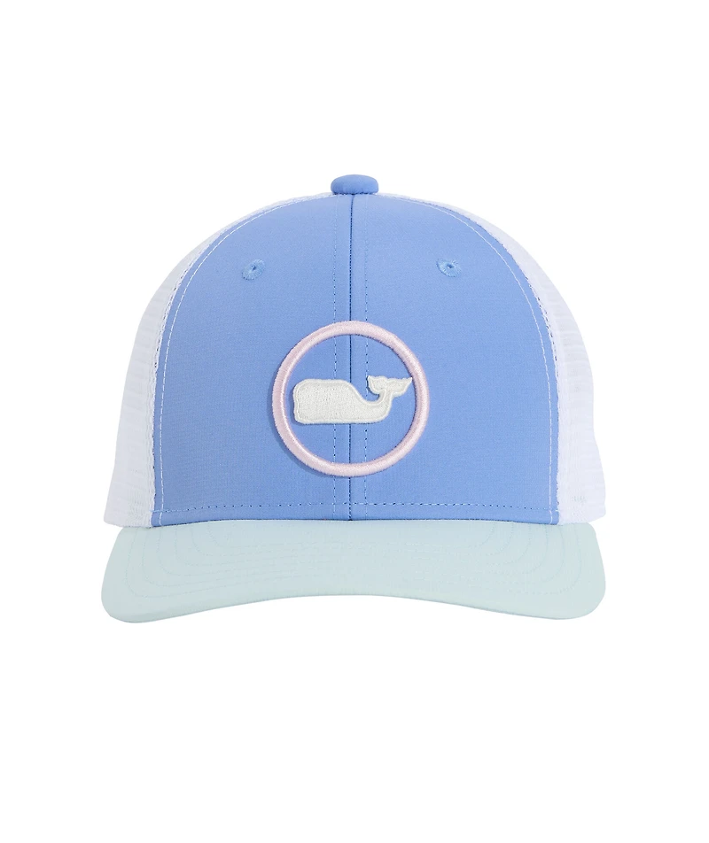 OUTLET Girl's Whale Dot Performance Trucker Hat