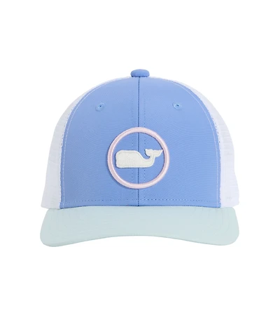 OUTLET Girl's Whale Dot Performance Trucker Hat