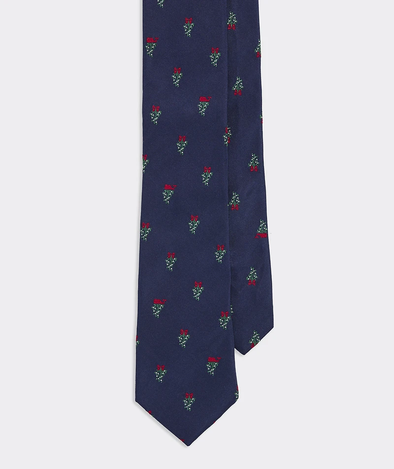 Mistletoe Woven Kennedy Tie