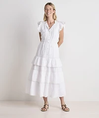 Christine Eyelet Shell Dress