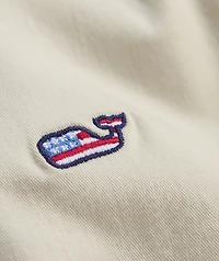 Boys' Americana Embroidered Pull-On Chino Shorts