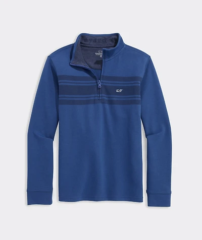 Boys' Striped Saltwater Quarter-Zip