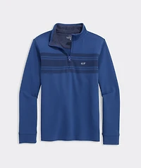 Boys' Striped Saltwater Quarter-Zip