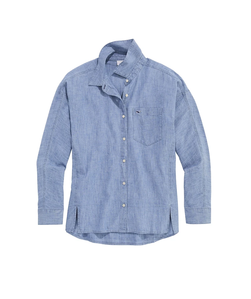 OUTLET Chambray Weekend Button Down