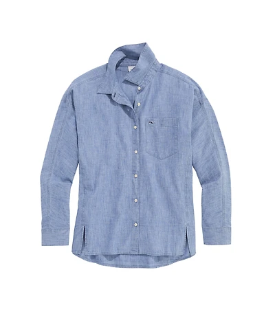 OUTLET Chambray Weekend Button Down