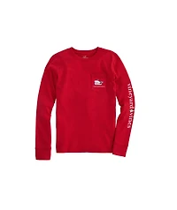 OUTLET Kids' Santa Whale Long-Sleeve Pocket Tee