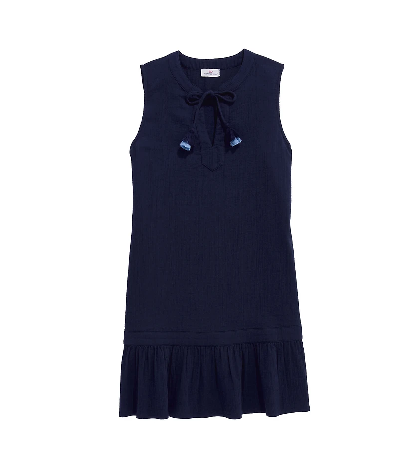 OUTLET Women's Gauze Flounce Cover-Up