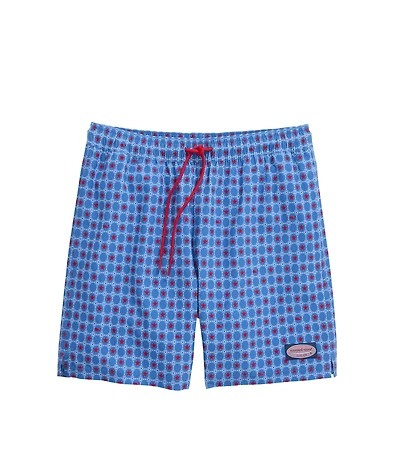 OUTLET 5 Inch Whale Star Anchor Chappy Swim Trunks