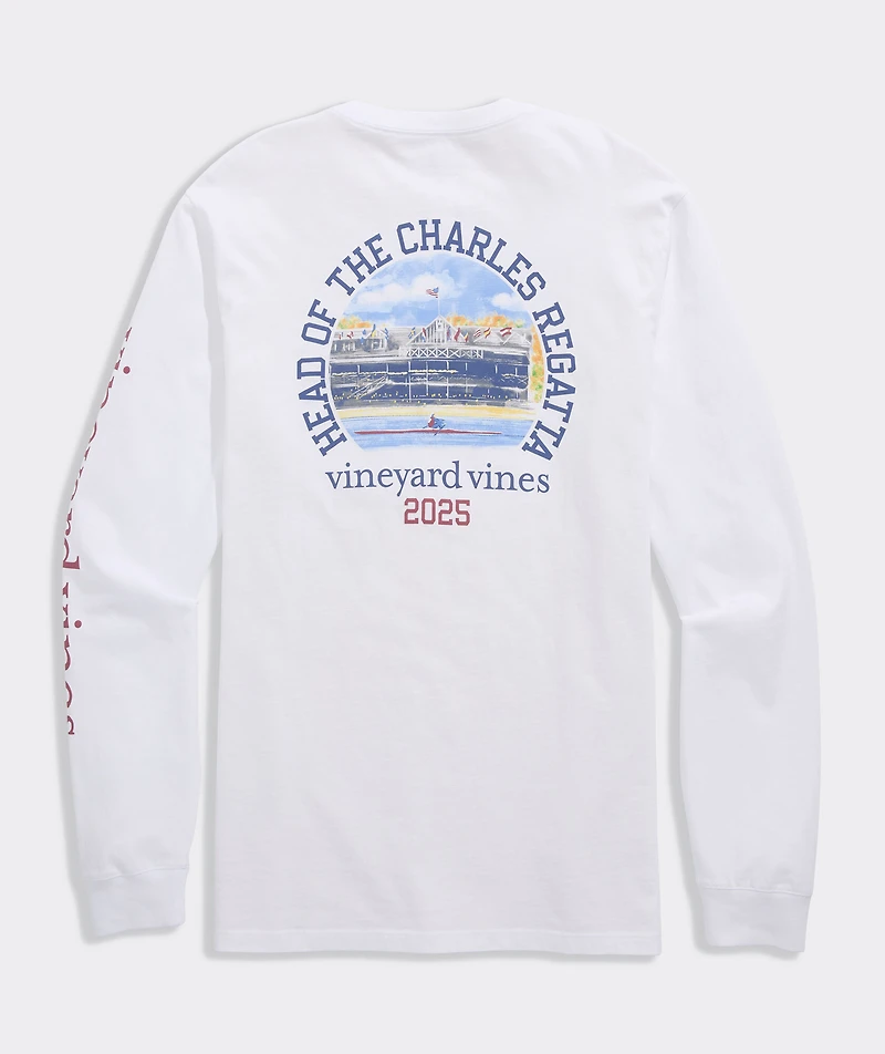 Head Of The Charles® Painted Clubhouse Long-Sleeve Pocket Tee