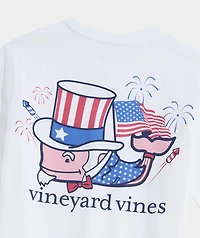 Boys' Uncle Sam Whale Short-Sleeve Pocket Tee