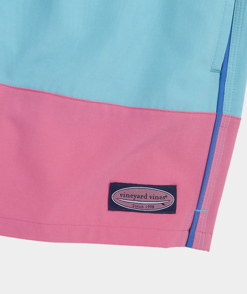 5 Inch Colorblock Chappy Swim Trunks