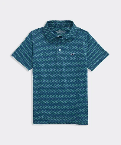 Boys' Performance Printed Sankaty Polo
