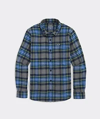 Boys' Vineyard Flannel Plaid Shirt