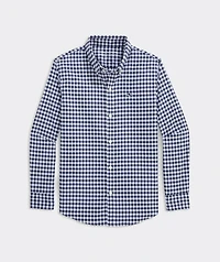 Boys' Mainsail Gingham Featherweight Performance Shirt