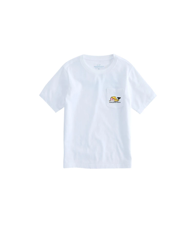 OUTLET Boys' Fisherman Whale Short-Sleeve Pocket Tee