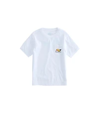 OUTLET Boys' Fisherman Whale Short-Sleeve Pocket Tee