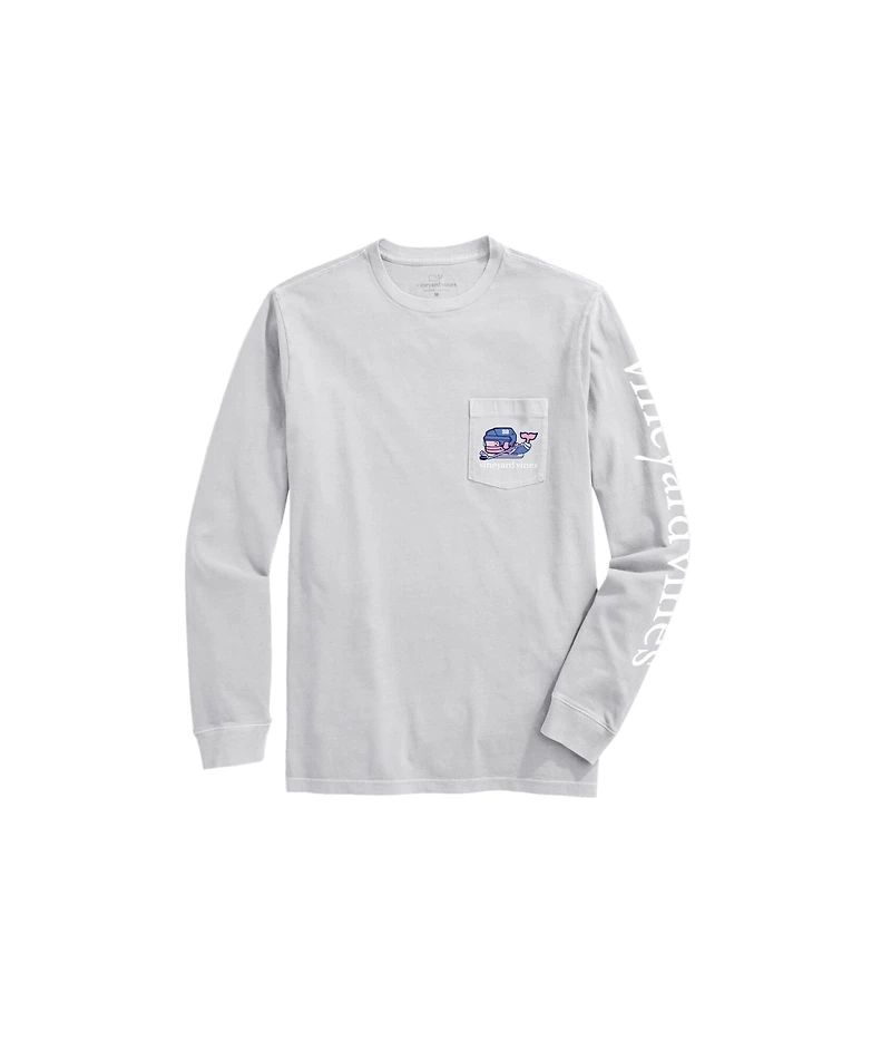 OUTLET Hockey Whale Long-Sleeve Pocket Tee