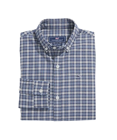 OUTLET Boys' Poplin Tartan Shirt