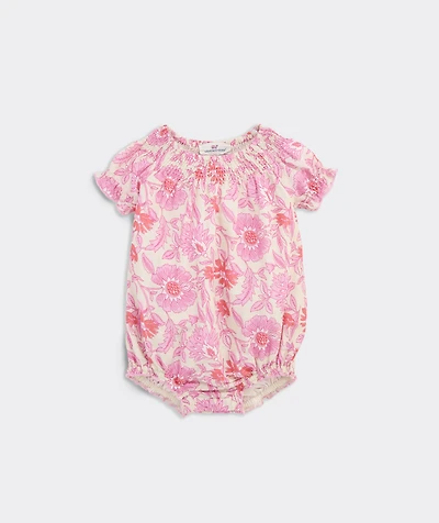 Baby Emmy Smocked Bubble Romper